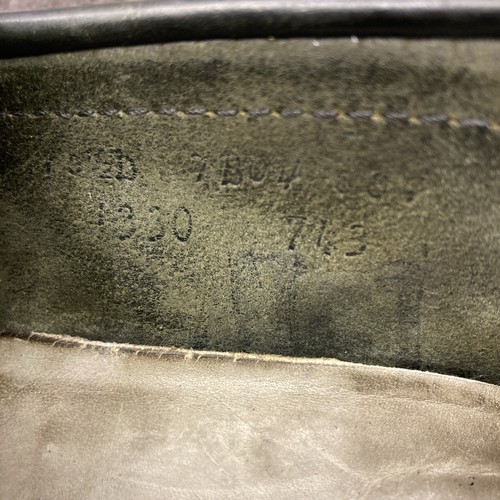 Alden x Brooks Brothers 1330 Black Shell Cordovan Half Strap Penny Loafers 10.5D - 第 23/24 張圖片