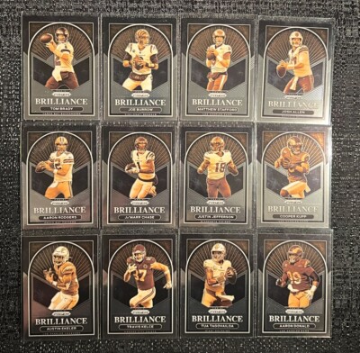 2022 Panini Prizm BRILLIANCE Insert Complete Your Set You Pick Football Card