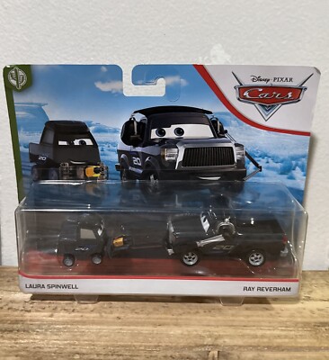 Mattel Disney Pixar Cars 3 Laura Spinwell & Ray Reverham Cooper Canyon Speedway