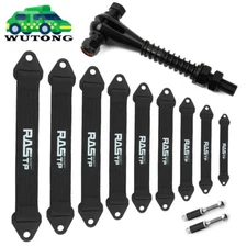 Black 10000lb Limit Straps Shock Suspension 10" 12" 14" 16" 18" 20" 22" 24"-32"