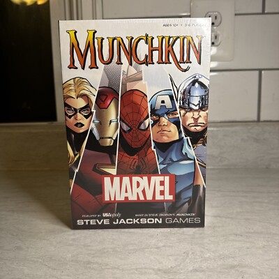 Munchkin Marvel Steve Jackson Card Game: New Sealed Box