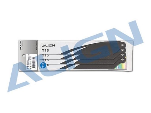 Align T15 Main Blades (Carbon) : HD120BT - Picture 2 of 2