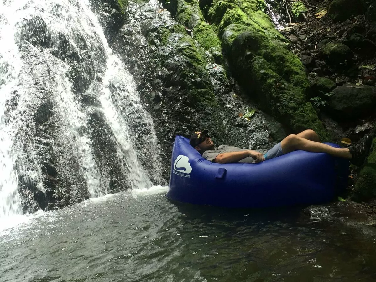 Inflatable air sofa on sale bag