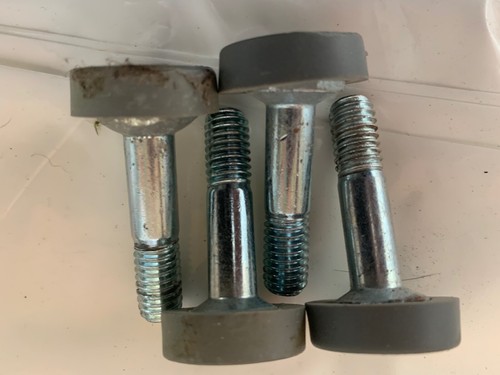 Generic Commercial Wire Shelving Leveling Feet w/ Caps for Chrome Shelf ...