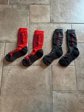 2 Paar Quechua Damen Skisocken Top Zustand Ski Socken Strümpfe Wintersport 