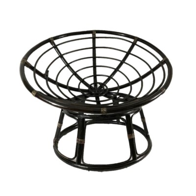 Rattan Double Papasan Frame Only (Dark Finish)
