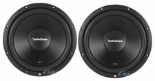 2 Rockford Fosgate PRIME R2D4-12 500W 12" Dual Car Subwoofer Bundle Package
