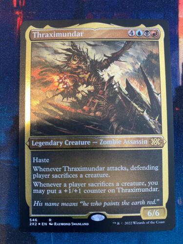 MTG Double Masters 2022 Thraximundar Foil Etched