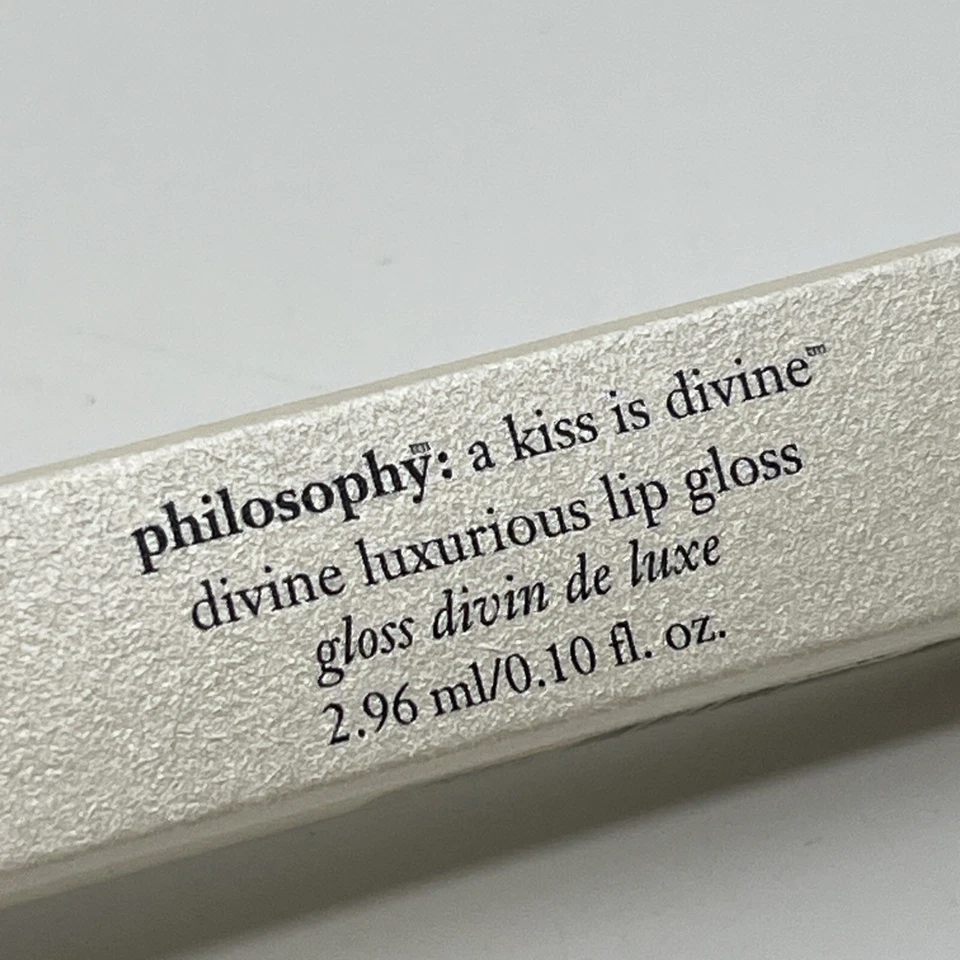Brillo de labios Philosophy Divine Illumination Divine Kiss 0,10 oz 2,96 g nuevo en caja Foto 3 de 4