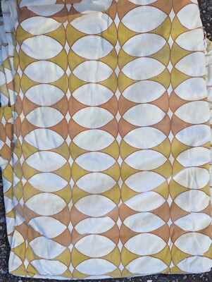 Vintage Irisette MCM Twin Duvet Cover Retro 60 70 Button Holm Germany RARE Movie