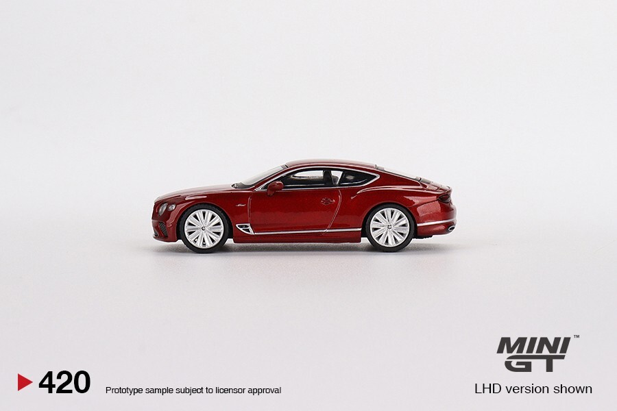 MINI GT Bentley Continental GT 2個セット 1:64 Bentley Continental GT Speed -- Anthracite Satin -- Mini GT