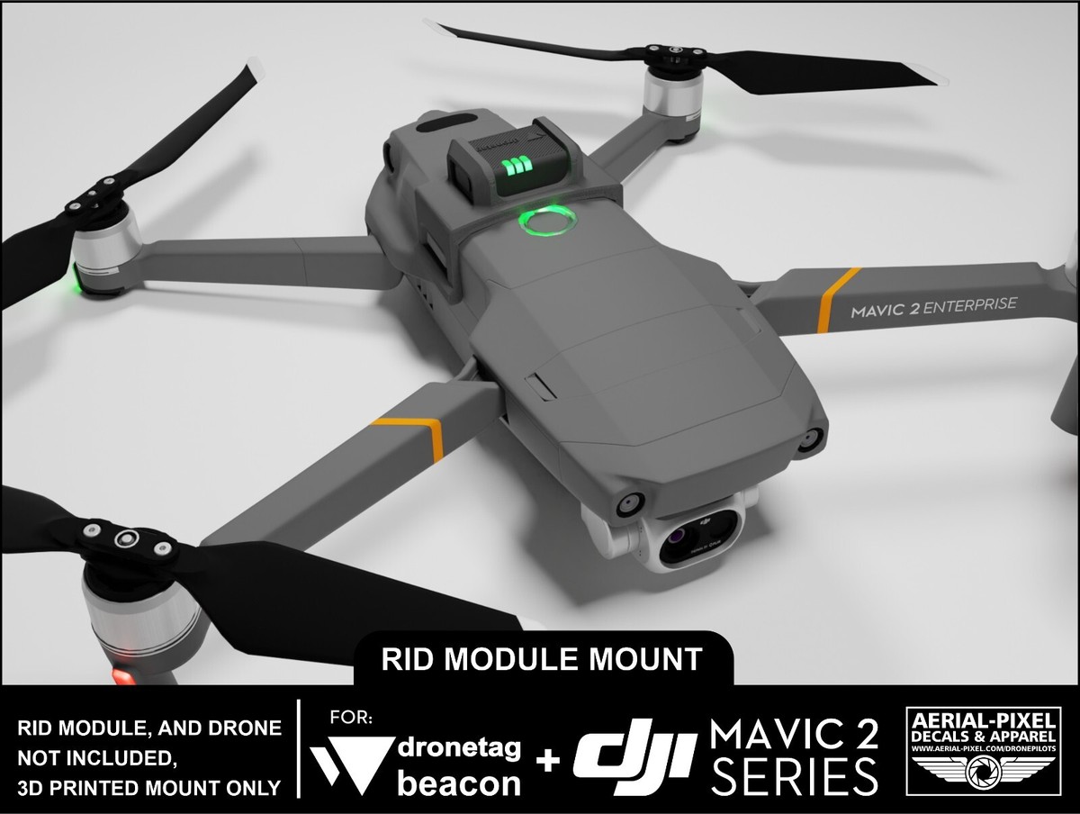 DJI Mavic 2 Series DroneTag Beacon Remote ID Mount (RID Module Not
