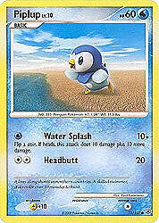 Pokemon Diamond and Pearl Majestic Dawn- Piplup (Common) Card 71/100