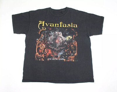 Vtg Avantasia Band  Size S 234XL T Shirt Cotton Unisex
