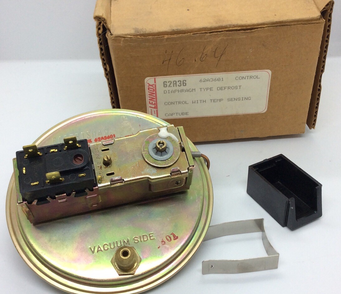 Lennox 63A3601 62A36 De-Ice Sensor Control DS3411 Diaphragm Type Defrost Control