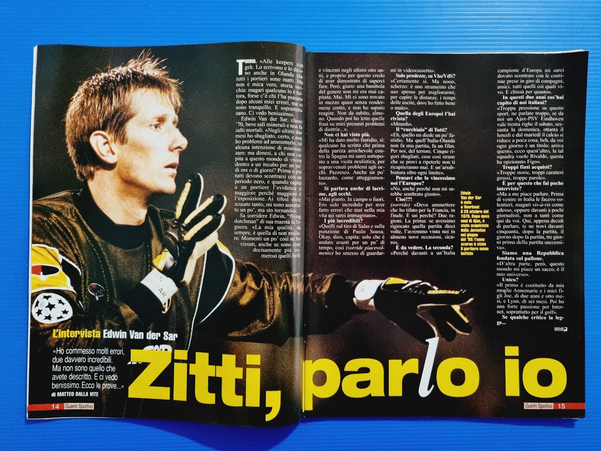 Guerin Sportivo N°44 2005 – Zanetti, Germania, Adriano – Vintage Football
