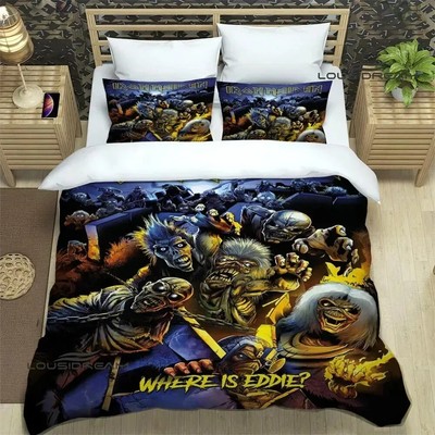 3D Rock band Iron-Maiden Bedding Sets exquisite bed supplies set duvet cover set
