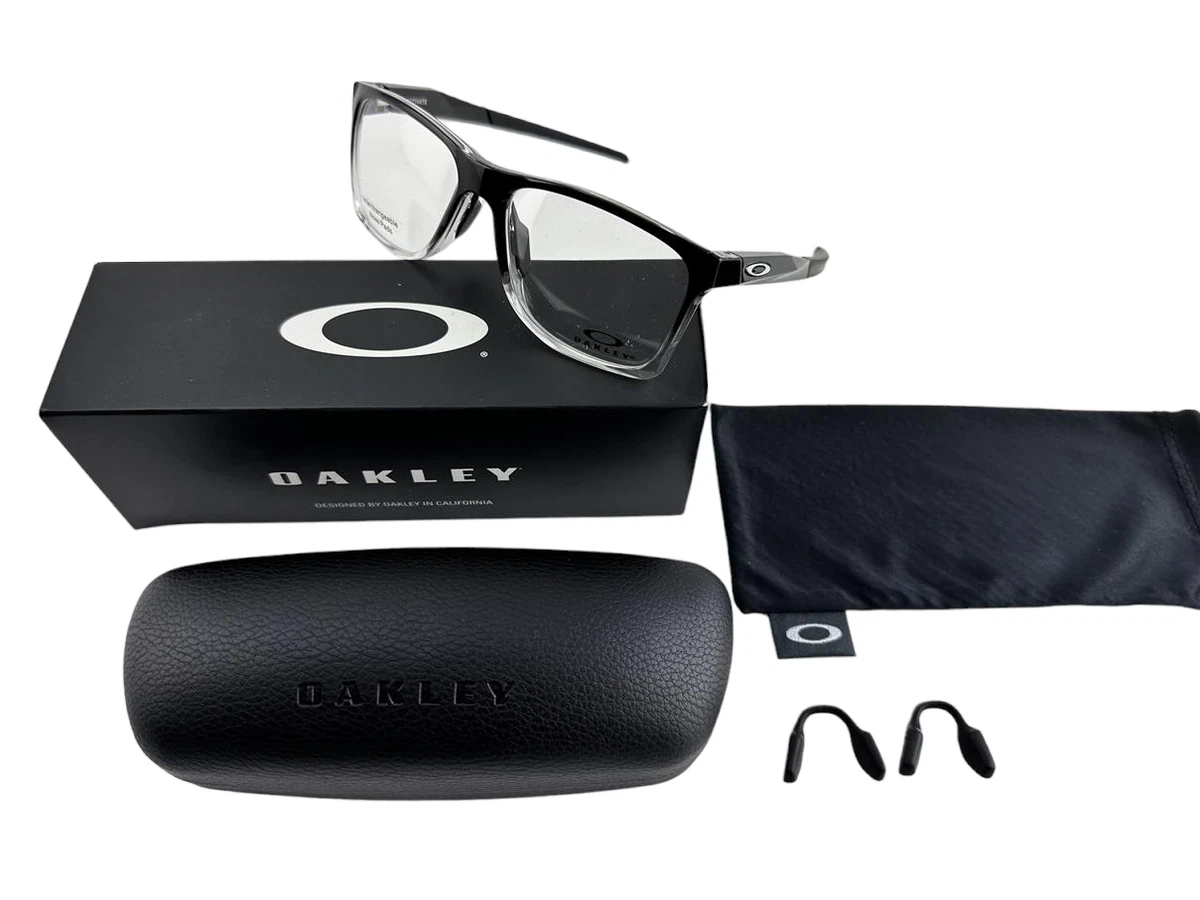 Oakley NUOVI occhiali nero lucido sbiadito 205 montature alla moda 55 16 141