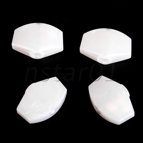 Pearl White Universal Guitar Tuner Machine Head Square Button Tuning Key Replace - Picture 4 of 6