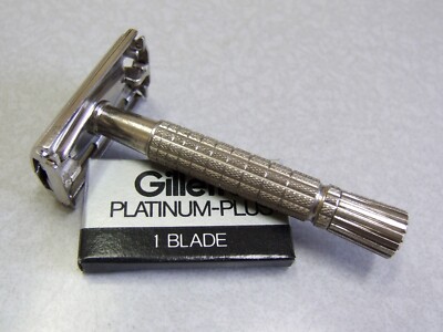 Vintage J3 1964 Gillette Super Speed TTO Double Edge Safety Razor NICE CLEAN