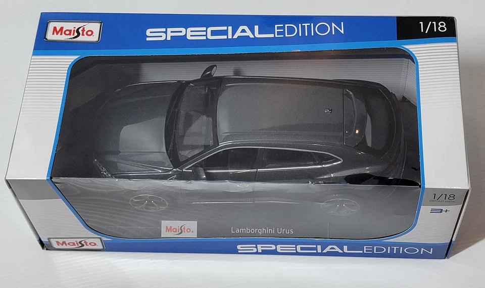 Carro Lamborghini Urus cinza fundido edição especial Maisto escala 1:18 novo - Imagem 2 de 4