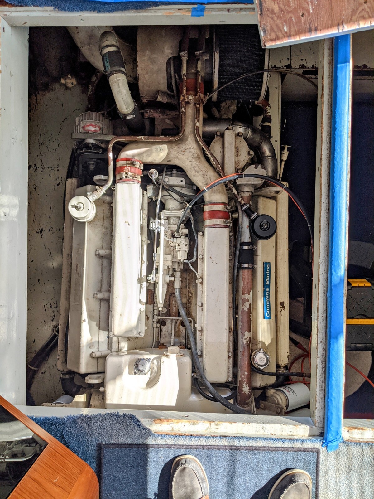 Cummins VT8 370M Marine Diesel Engines eBay