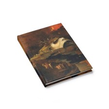 Descent Into Hell, Hardcover Journal, Ruled Line, Follower Of Hieronymus Bosch
