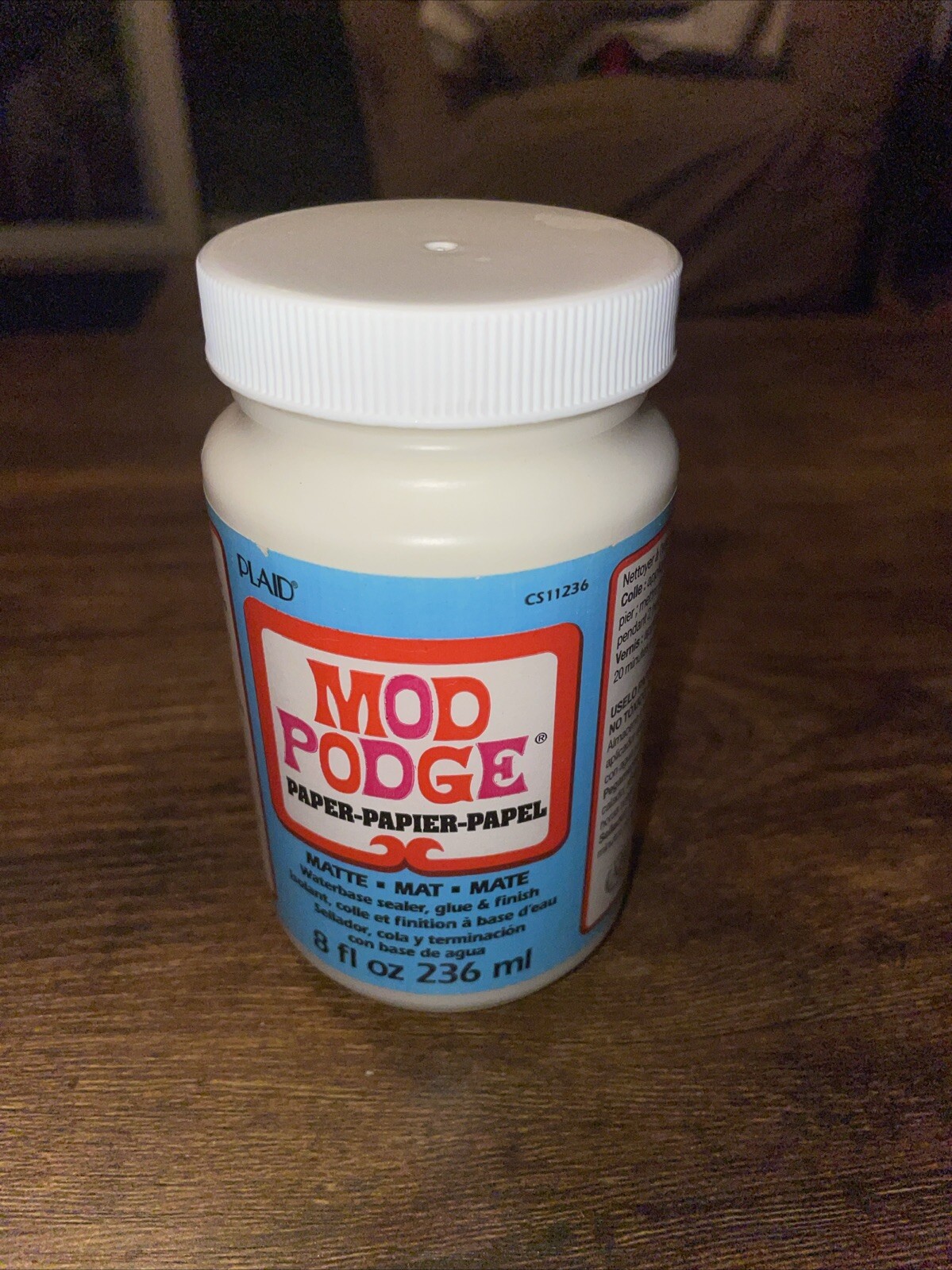 Mod Podge Waterbase Sealer, Glue and Finish for Paper (8-Ounce), CS11236 Matte