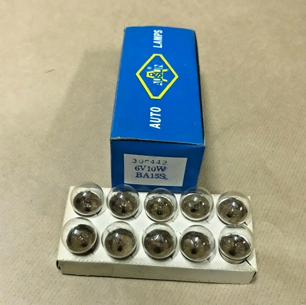 Lampadine BA15S 6V 10W - Confezione Da 10 Pezzi | Per Auto, Moto, Scooter E Tachimetri - Foto 3