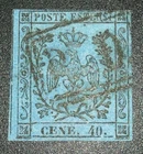 Modena 40 cent n.10d variety with E instead of T