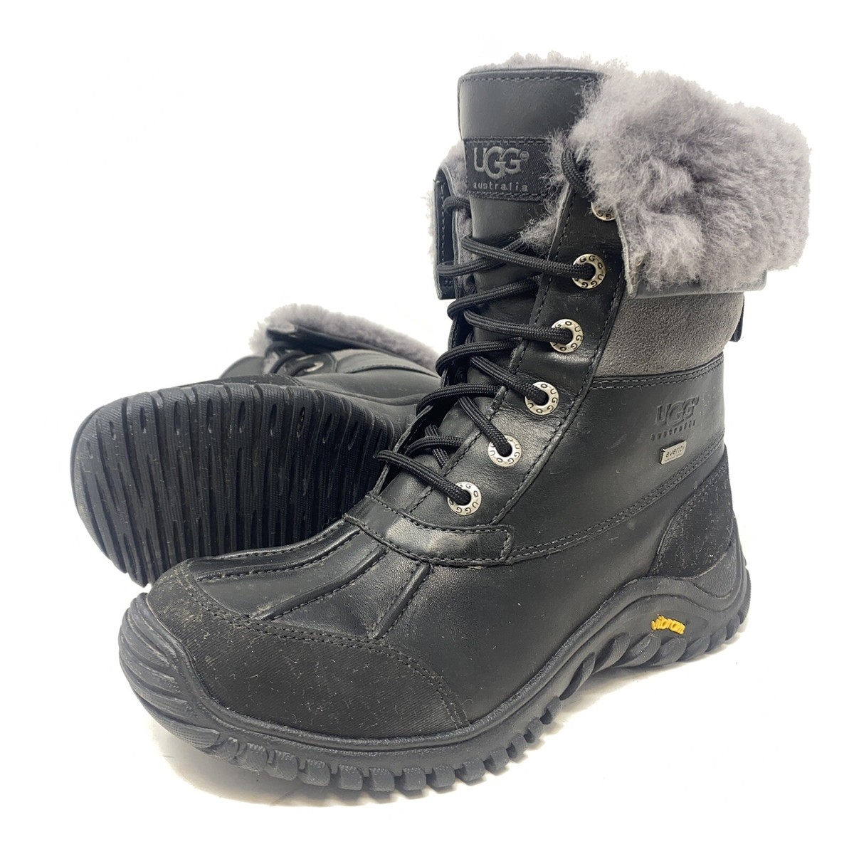 UGG Adirondack II Women's 1906 Snow Winter Boots Sz 6 M Leather