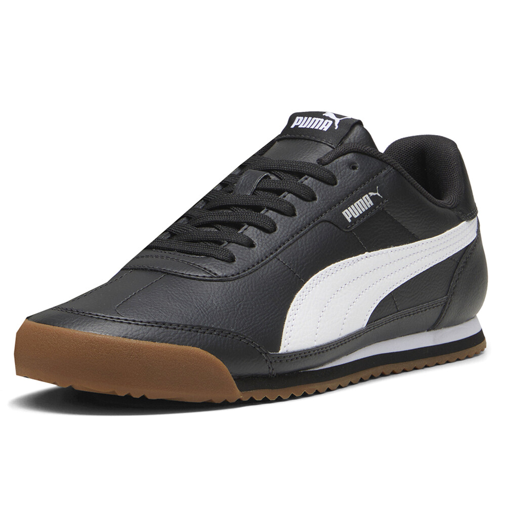 PUMA Turino Ii Lace Up Mens Black Sneakers Casual Shoes