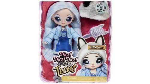 Na! Na! Na! Surprise Pink Soft Plush Convertible Car and Alaska Frost Teens Doll - Picture 2 of 8