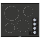 Bosch 500 Series 24" Infinite Temp Control BlackGlass Electric Cooktop Nem5466Uc