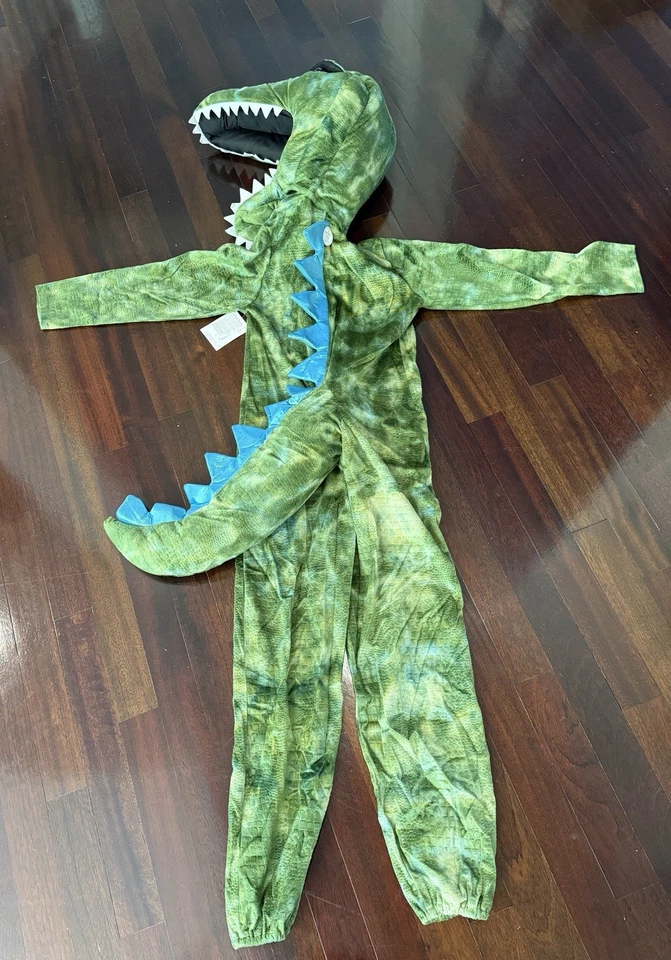 ADULT Pottery Barn Kids Light Up T-REX Dinosaur Costume Adult XS/S NWT - Image 4 of 4