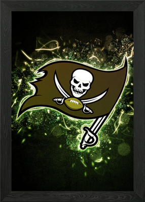 Tampa Bay Piratenflagge gerahmtes Wandbild Poster Leinwanddruck Bild