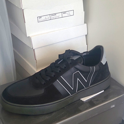 Schwarz  Wolf Herren Sneaker Low Top Schnürung Schwarz EU 42 Freizeit