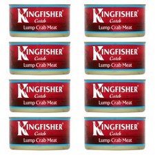 8 x KINGFISHER Lump Crab Meat - 8 x 145g - FREE POSTAGE
