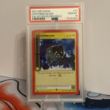 MetaZoo Kickstarter Cryptid Nation 1st Ed Lightning Glass Reverse Holo PSA 10