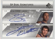 2003-04 SP Authentic SP Dual Signatures Brian Cook Luke Walton #CW-A Auto 1l2