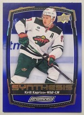 2023-24 UD Engrained Synthesis Kirill Kaprizov Blue S-13 Mitch Marner Green S-19