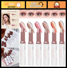 6 Pcs Waterproof Shimmery Eyeshadow Sticks - Retractable Glitter Makeup Pencils