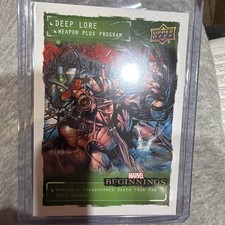2022 UD Marvel Beginnings Deep Lore Weapons Plus #DLWP8 Daken