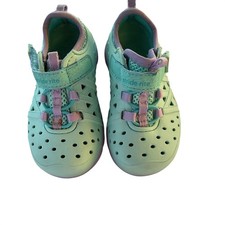 STRIDE RITE Made 2 Play Phibian Sneaker Sandal Water Shoe Teal Purple Size 6