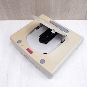 Sega Saturn Console Bundle with 2 Controllers & 5 Games tested Japan White