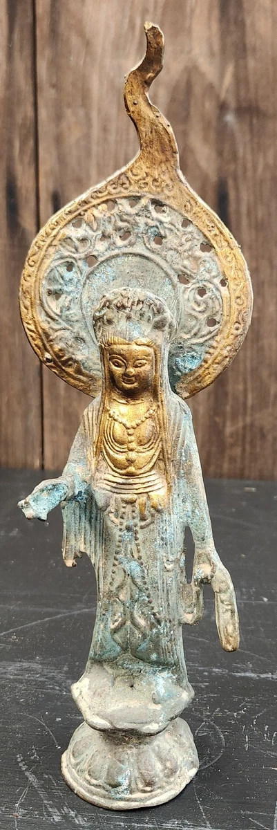 古董原始中国风青铜佛像和雕像| eBay