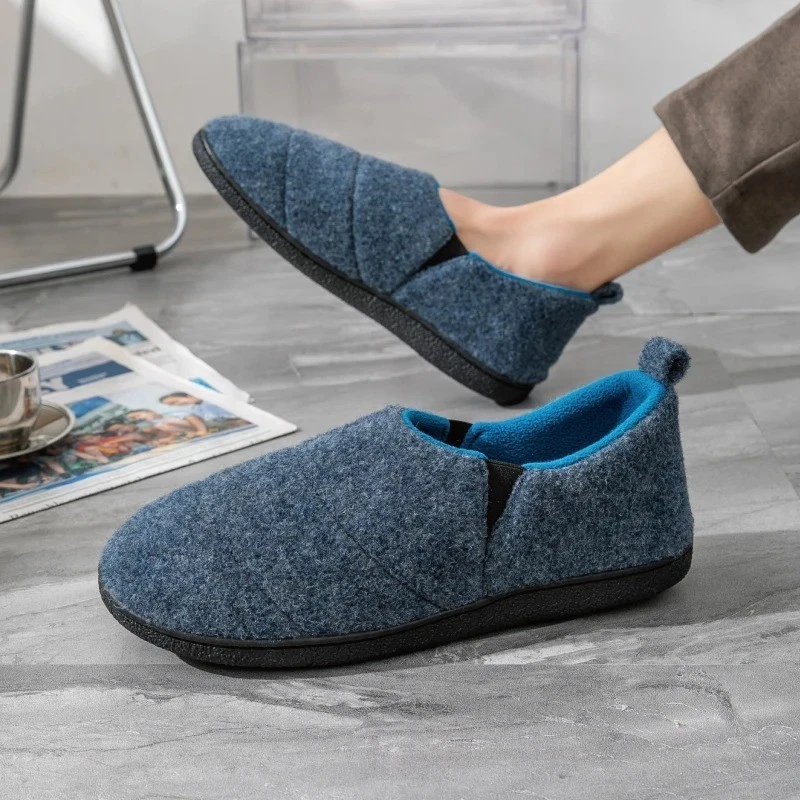 SNUGRUGS Newbury Pantofole Mulo Uomo In Pelle Di Pecora - Suola In Gomma, Colore Blu Navy, Taglia 40.5