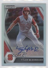 2021 Panini Prizm Draft Picks Silver Prizm Auto Tyler McDonough #PDP75 Auto tj1