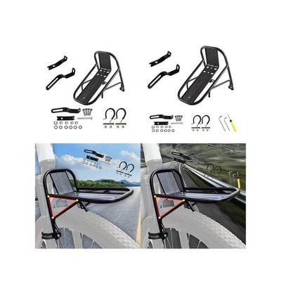 Fahrrad Gepäckträger vorne Seitentaschenhalter für Ladung