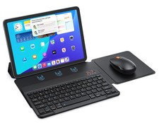 Bluetooth Keyboard and Mouse for iPad, Wireless Portable Keyboard and Mouse R...
